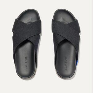 NEW !! Rothy's -- The Weekend Slide; black, women's size 10